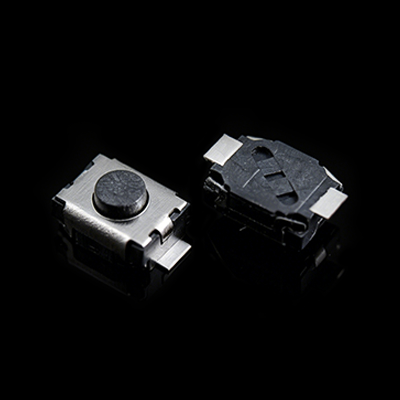 TS-B009116 3*4*2.5 シリコーンアクチュエータ付き2ピン小型カメ触覚スイッチ