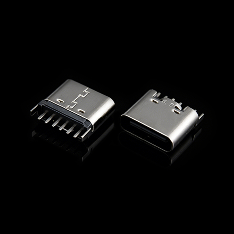 TS-S013076-0223 L=6.8 Type-C 垂直 DIP メス レセプタクル