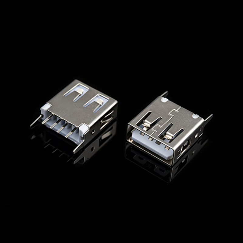 TS-T003048-194 13mm 直角 USB 垂直 DIP メス レセプタクル