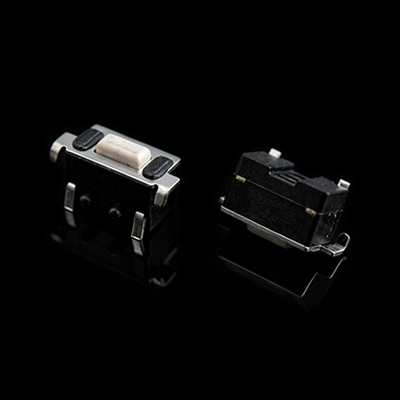 TS-C017006 3*6*5 サイドアクチュエイテッドブラックベースホワイトキャップタクチルスイッチ