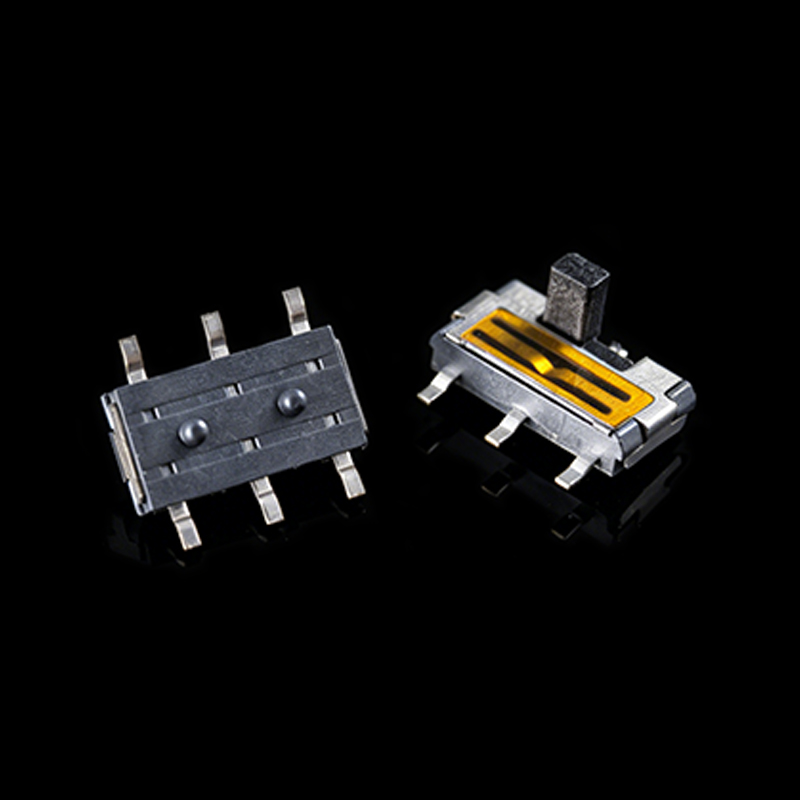 TS-L003229 小型 6 ピン垂直 SMD スライド スイッチ