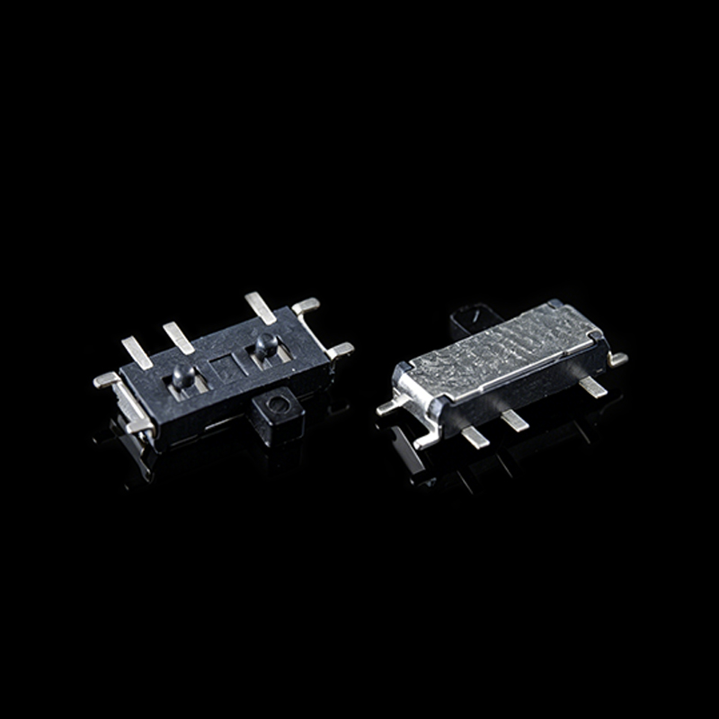 TS-L005014 ブラックアクチュエータ付き7ピン水平スライドスイッチ