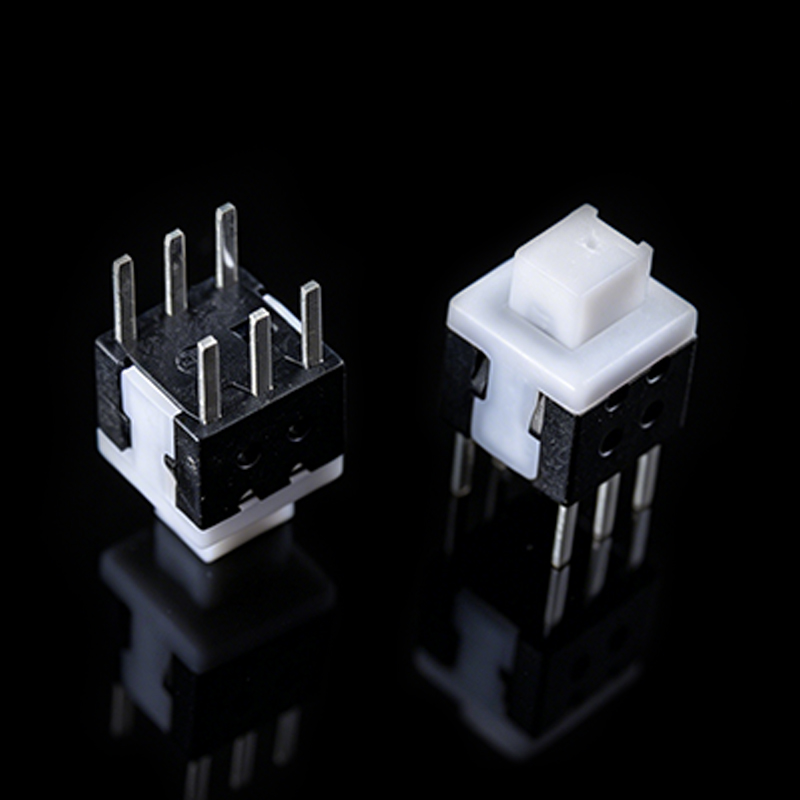 TS-L005040A 5.8mm ダブルロー セルフロック フラットヘッド ピンタイプ タクトスイッチ