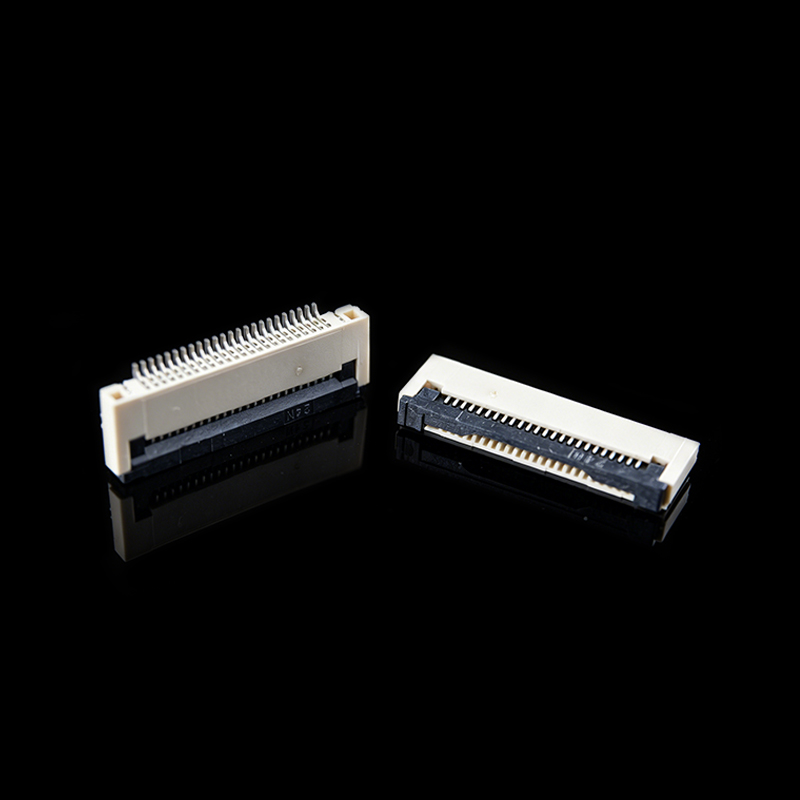 TS-Q024039 FPC 0.5mmピッチ水平フリップロック底部接触ケーブルコネクタ