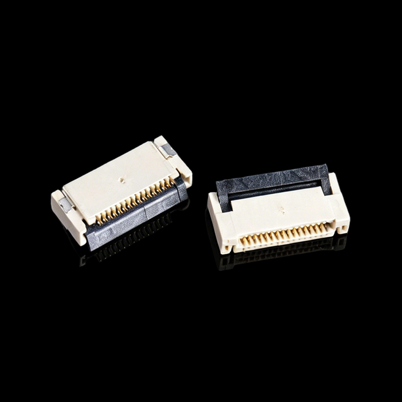 TS-K008001A 0.5mm フリップロック（リアプレスタイプ）16ピン FPC/FFC コネクタ