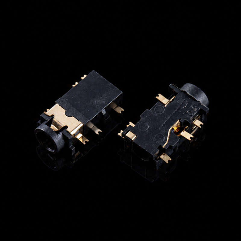 オーディオジャック TS-K009213、PJ-342C、埋め込み型、ヘッドレス、ロングタング