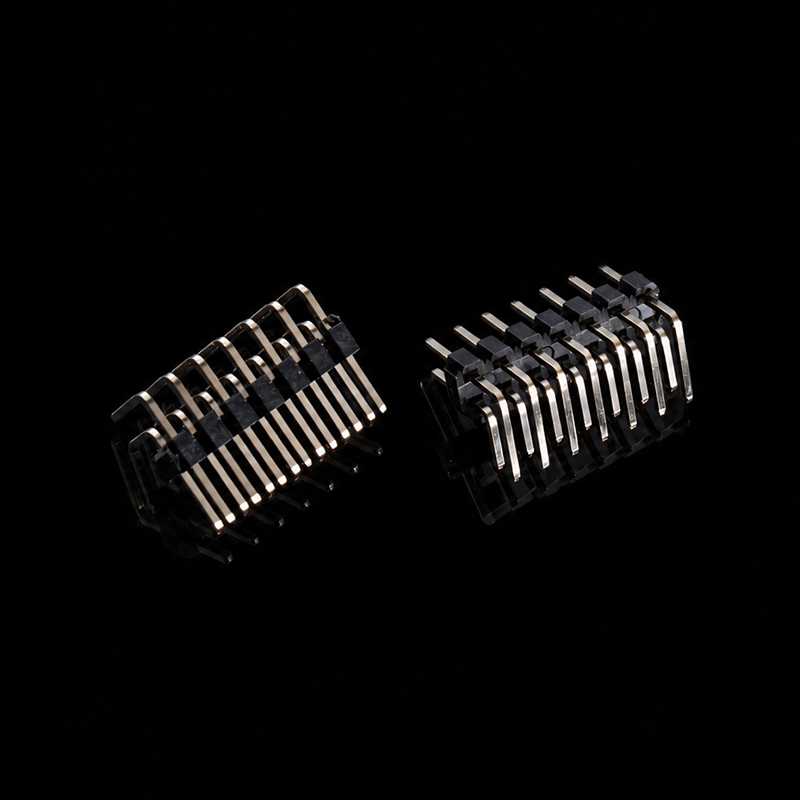 TS-Q005106 2.0mmピッチ2列ライトアングルピンヘッダー、2 x 7ピン